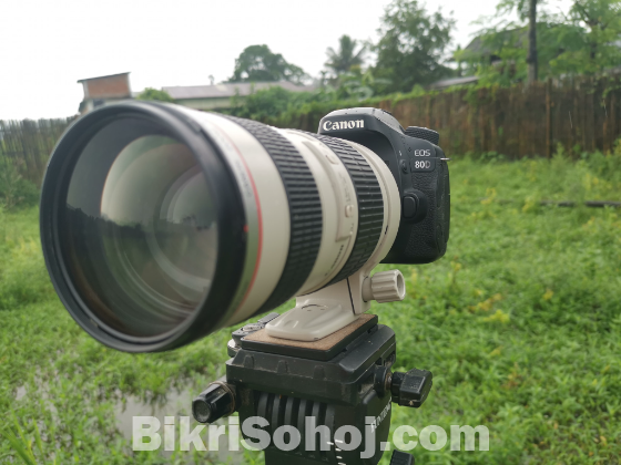 Dslr Canon 80D Camera + 70-200mm Zoom lens sell